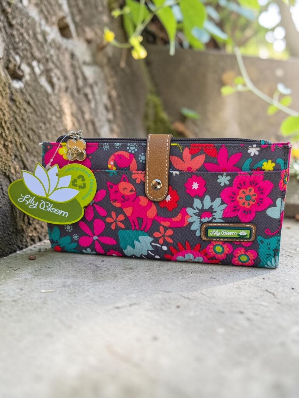 Lily Bloom "Playful Garden" Liza Travel Wallet